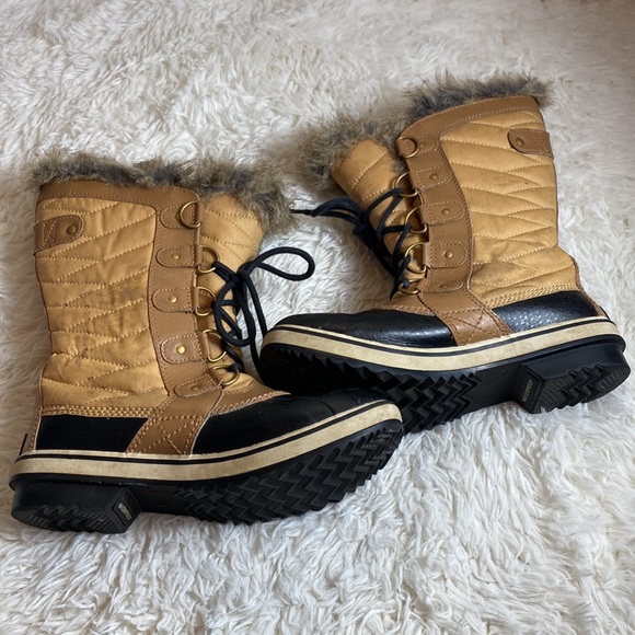 Sorel Women’s 7 TOFONO II WP CURRY FAWN TALL Winter  Rain Snow BOOTS-Read - Picture 5 of 9